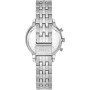 Fossil  ES5217 Neutra Silver Chronograph Dial Stainless Steel Bracelet Women's Watch